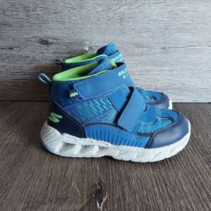 Skechers Magna Lights Boots Light Up Sneakers Size 10